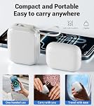 TONEOF 10000mAh Chargeur portable Mini Banque d'électricité, banque d'alimentation de poche PD 22.5W Chargement rapide avec 2 Câbles, Cell Phone Portable Power Banks Batterie Compatible avec iPhone 17/16/15/14 Pro MAX