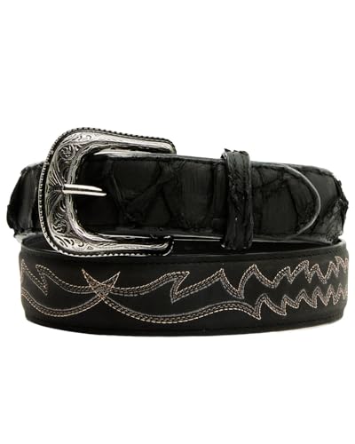 Cody James Men's Exotic Pirarucu Billet Belt - CJAHO24BT22-BLK 42