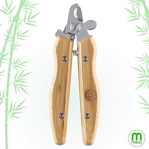 Mikki Bamboo Claw Clipper For Dogs & Cats, With Safety Stop to Reduce Risk of Over Clipping - Image 3