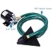Water Transfer Pump, 12V 330GPH - Portable Electric Utility Pump with ON/OFF Switch and 6 FT Water Hose Kit - Remove Water From Garden, Hot Tub, Pool, Aquariums, and More (Black)