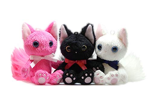 猫耳付きぬいぐるみ 黒とピンク ATK.COS】c2711【現品】黒 綿 女の子 ピンク ブラック 病み可愛い 病み