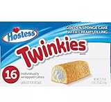 Hostess Twinkies Labeled for resale with UPC code and ingredients 1.31oz / 16 pk