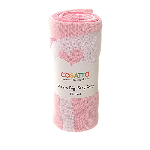 Cosatto Baby Blanket 90x70 cm, 100% Combed Cotton Knitted Blanket, Unicorn Land, 90 x 70 cm - Image 3