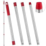 TIDYKITC Spin Mop Replacement Handle for O Cedar Mop Replace Head Refill/Base, 4-Section 2.5-to-5 Fo