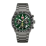 DUCATI - Cronografo Nitro - Quartz movimento dell'orologio - Larghezza della cassa: 52 mm - Acciaio inossidabile - Green - 5 ATM