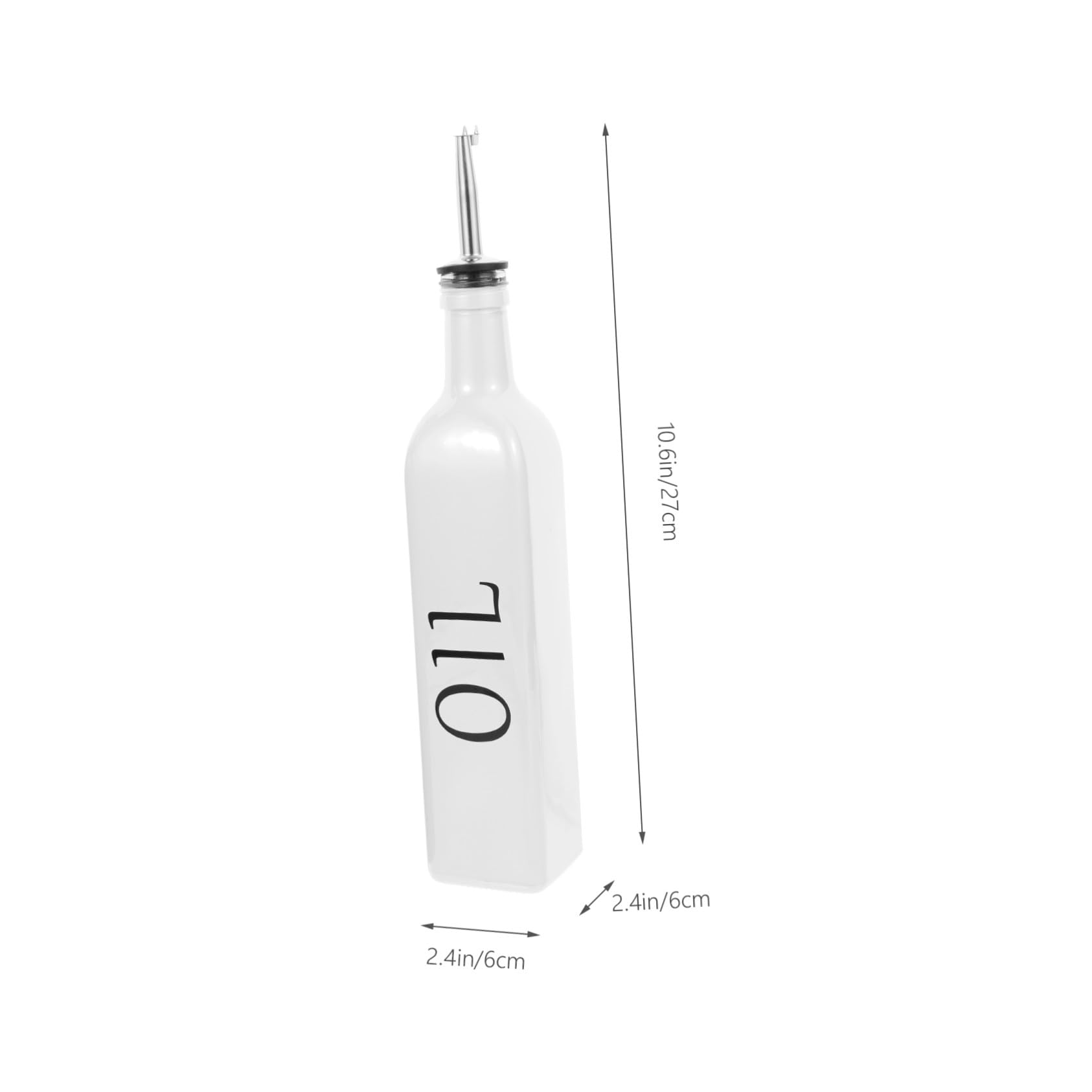 Design Glas Stilvollem Ausgießer für mit aus Tropffreiem Ölspender Multifunktionaler Kunststoff Essig Küche und Salate