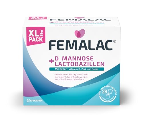 D-Mannose + Lactobazillen FEMALAC mit Biotin Vitamin D Zink und Selen