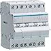 HAGER SFT440 - Commutatore 1-0-2 tetrapolare 40A 4 moduli con comune in alto