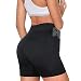 Rolewpy Neoprene Sauna Sweat Shorts for Women Weight Loss Workout Thigh Pants with Pocket Slimming Hot Thermo Sport Capris