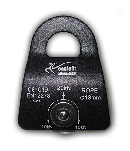 eaglefit Polea, rodamiento de Bolitas Papel Profesional Umlenken para Cable, Sistema de poleas, Sling Instructor - Volver Polea Estándar