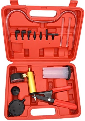JOD Brake Bleeder Kit Hand held Vacuum Pump Tester 2 in 1 with Adapters for Automotive Self Bleeding Brake Tool Brake Fluid Bleeder Bleeding Kit for Motorcycle Car Truck Bike Diagnosis