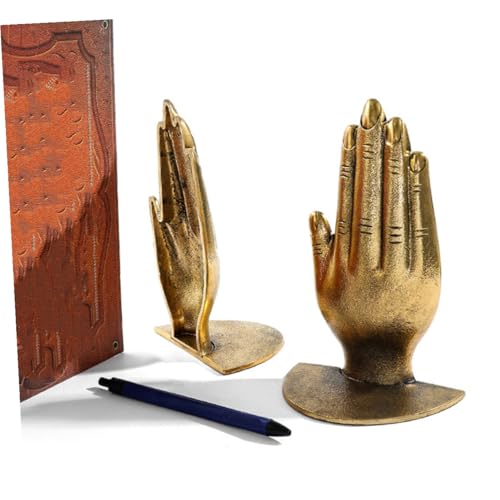 Serre-Livres en Métal Or Rétro Objet Déco Bibliothèque - 4