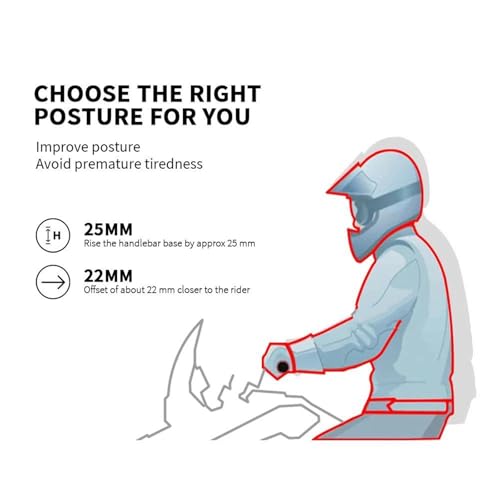 Abrazadera de manillar de alta resistencia para Ducati Scrambler acabado Style 2 2