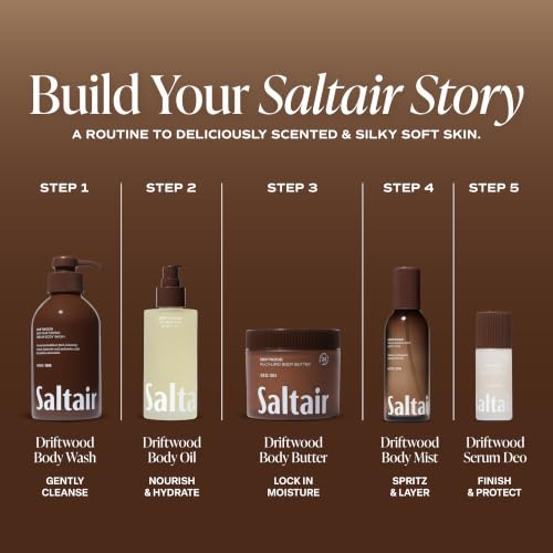 Image of Saltair Multi-Lipid Body Butter | Driftwood Ceramide Cream | 10 oz | Creamy texture with conditioning ingredients for lasting hydration and a soft comfortable finish