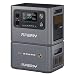 AFERIY P300 4096Wh Portable Power Station,with 1 Extra Battery,3000W Expandable Capacity LiFePO4 Battery Backup,Solar Generator for Home Use,Outdoor Camping,Power Outage,Camping,RV,Emergencies