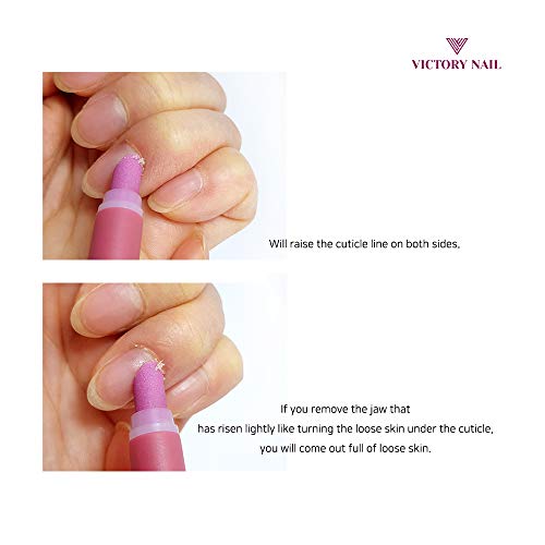 Victory Nail 1Pcs Ceramic Cuticle On/Off Oil Pusher Cuticle Pusher #TOP3