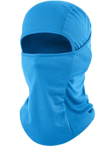 ROXUN Ski Mask Balaclava Shiesty Motorcycle Summer Cooling Breathable UV Protector for Men/Women Sky Blue