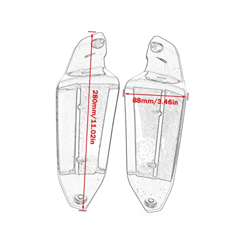 CIYODO 1 De Alça De Pára-Brisa Protetor De Alça De Motocicleta Protetores De Vento De Motocicleta Pr