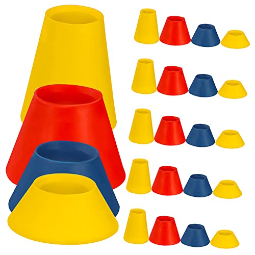 Anneome Rubber Golf Tees Holder 24 Pcs Training Tees Golf Ball Racks for Consistent Practice