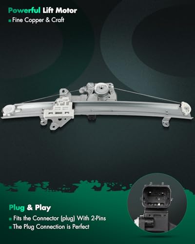 Image of SCITOO Power Window Regulator w /Motor for Nissan Rogue 2014-2020
