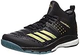 adidas Men's Crazyflight X Mid Volleyball Shoes, Core Black, Gold Met, Icey Blue F17, (11.5 M US)