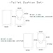 ESUPPORT Marble Texture Bath Rug Set 3 Piece Non Slip Bathroom Mats, Toilet Lid Cover, U Shaped Contour Rug Carpet Soft Bathroom Accessories, Type 07
