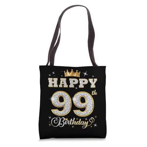 Bolsa tote para cumpleaños de 99 años, para mujeres y hombres miniatura 1