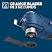 Bosch OSL212JF 2-1/2 In. Starlock® Oscillating Multi Tool Bi-Metal Xtra-clean Plunge Cut Blade
