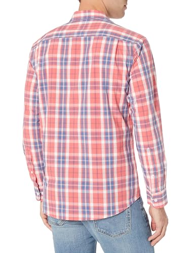 Image of Amazon Essentials Men's Regular-Fit Long-Sleeve Casual Poplin Shirt, Button Front, Business Casual, Collared