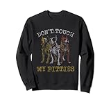 Photo Gallery don t touch my pitties - divertente gioco di parole per cani pitbull umorismo per adulti felpa Photo Gallery don t touch my pitties - divertente gioco di parole per cani pitbull umorismo per adulti felpa
