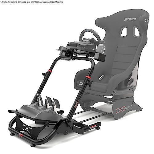 Extreme Simracing Suporte Para Volante Cockpit Simulador SGT Preto