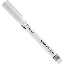 AK REAL COLORS MARKER RCM034 FLAT WHITE