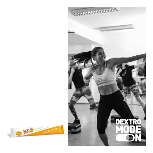 Dextro Energy Gums Mix Pack 4 Sorten - 8x45g (8er Pack), High Carb Sport Gummies zur schnellen Kohlenhydrate Versorgung