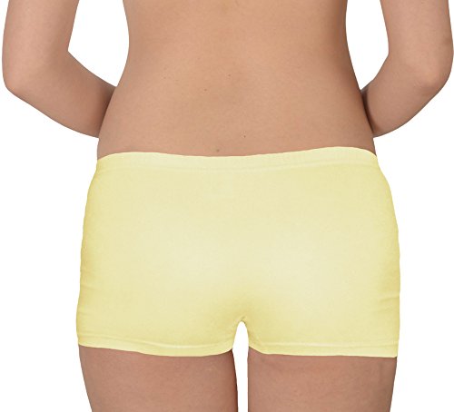 Image of Selfcare Women Soft Cotton Sinker Mid Waist Boyshorts Panties with Concealed Elastic Panel Pack of 3