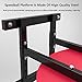 AHDFY Speedball Platform Set with 6 Levels Adjustment, Wall-Mounted Heavy Duty Speed Boxing Ball Rack 360° Rotating Bearing Fighting Endurance Training Platform MMA Exercise Training Workout