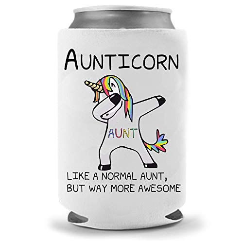 Aunticorn Can Coolie | Like a Mom Best Aunt Uncle Craft Beer Gift