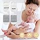 EQLEF Baby Socken Geschenk, 4 Paar MaMa & PaPa Baby Baumwolle Socken Neugeborene Dünne Sockens 0-3 Monate Babys Mädchen Jungen Zuhause Süße Sockens Geschenk für Babys Dusche Weihnachten Neues Jahr