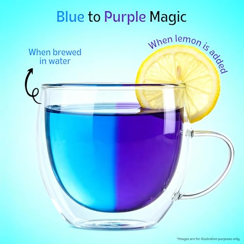 Image of TE-A-ME Butterfly Pea Tea - Blue Pea Tea - 50 gram | Helps Relieve Stress | Caffeine Free - Herbal Tea