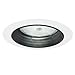 Halo 5010, 5" Trim Baffle White Trim with Black Baffle