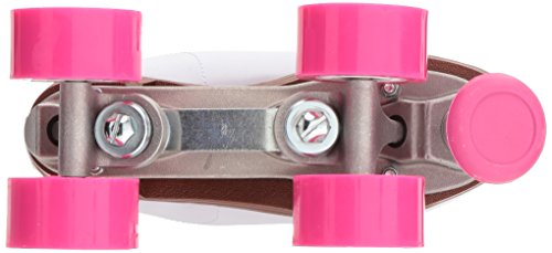Patins clássicos premium Chicago de 4 rodas, branco