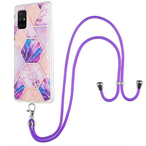 Capa transversal compatível com XiaoMi RedMi Note 9/XiaoMi 10X 4G mármore emenda TPU suporte para ce