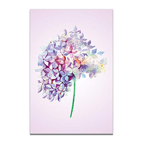 Toile hortensia violet lavande impression de qualite supérieure