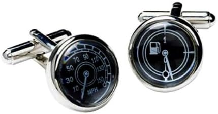 Petrol gauge and speedometer cufflinks