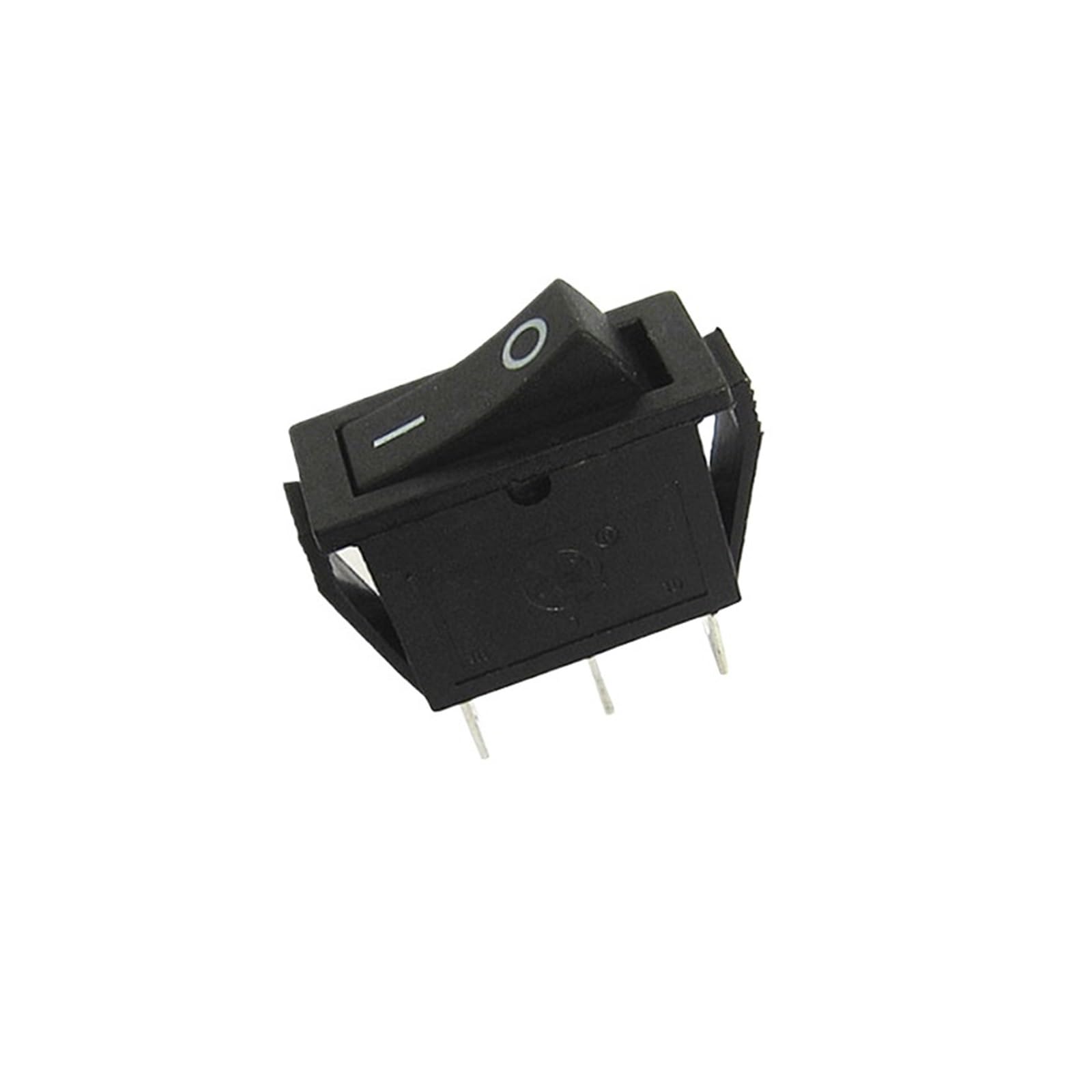 MCSEROST 1PCS 15A 250V/20A 125V AC rocker KCD3(KCD3-102 Black)