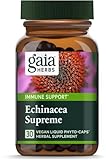 Gaia Herbs Echinacea Supreme - Immune Support Supplement - Echinacea Purpurea & Angustifolia Blend to Support Immune System - 30 Vegan Liquid Phyto-Capsules (15-Day Supply)