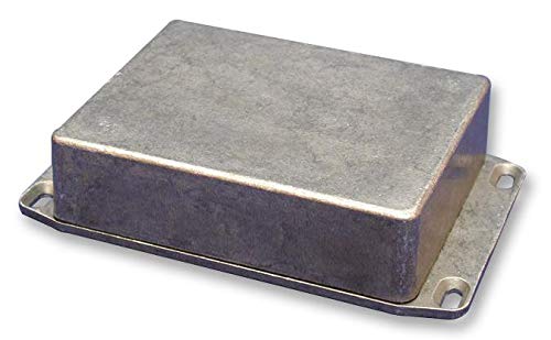 1590WAFLBK - Enclosure, Diecast, Light Duty, Watertight, Flanged Lid, Flanged Lid, 31 mm, 38.5 mm, 92.5 mm RoHS Compliant: Yes (Pack of 2) (1590WAFLBK)