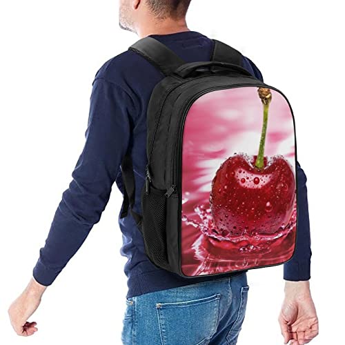 Sac à dos d'école pour enfants au design 3D cool imprimé Cherry moderne