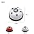 CECOMBINE 2 Pcs Pet Training Bells, Door Bells and Press Bells, Pet Doorbells Dog Potty Toilet Training Bell, Puppy Doorbells for Potty, Communication Device for Dogs Cats (White, Red)