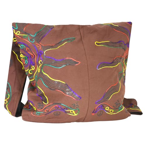 Image of Mandala Crafts Hippie Bag, Large Boho Hobo Purse for Women, Crossbody Shoulder Sling Bags for Indie Style Bohemian Accessory