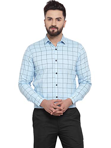 Image of JAINISH Men's Checked Formal Shirts.